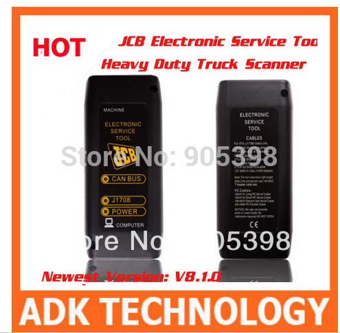 Jcb electronic service tool diagnostic interfaces